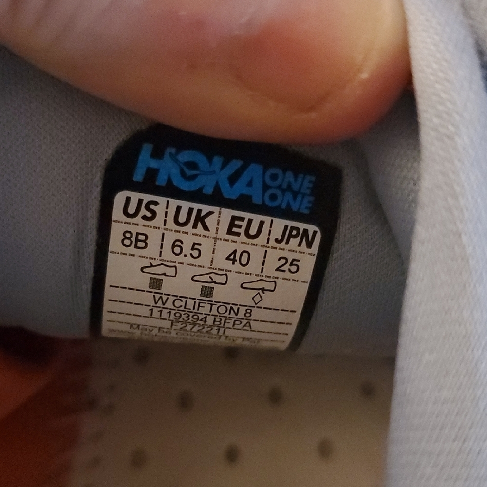 Hoka Women's Athletic Shoes - Gray and Orange - Picture 10 of 10